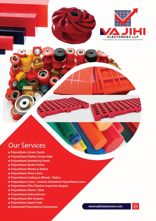 Vajihi Elastomers product catalogue cover